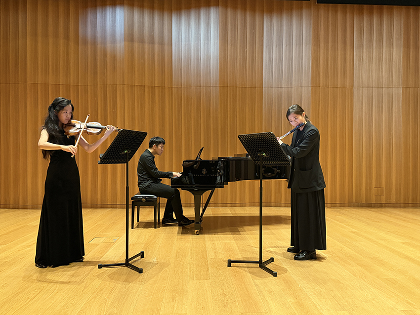 Chamber music performance at Tianjin Juilliard School